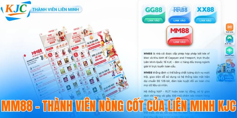 MM88 - thành viên nòng cốt của liên minh KJC